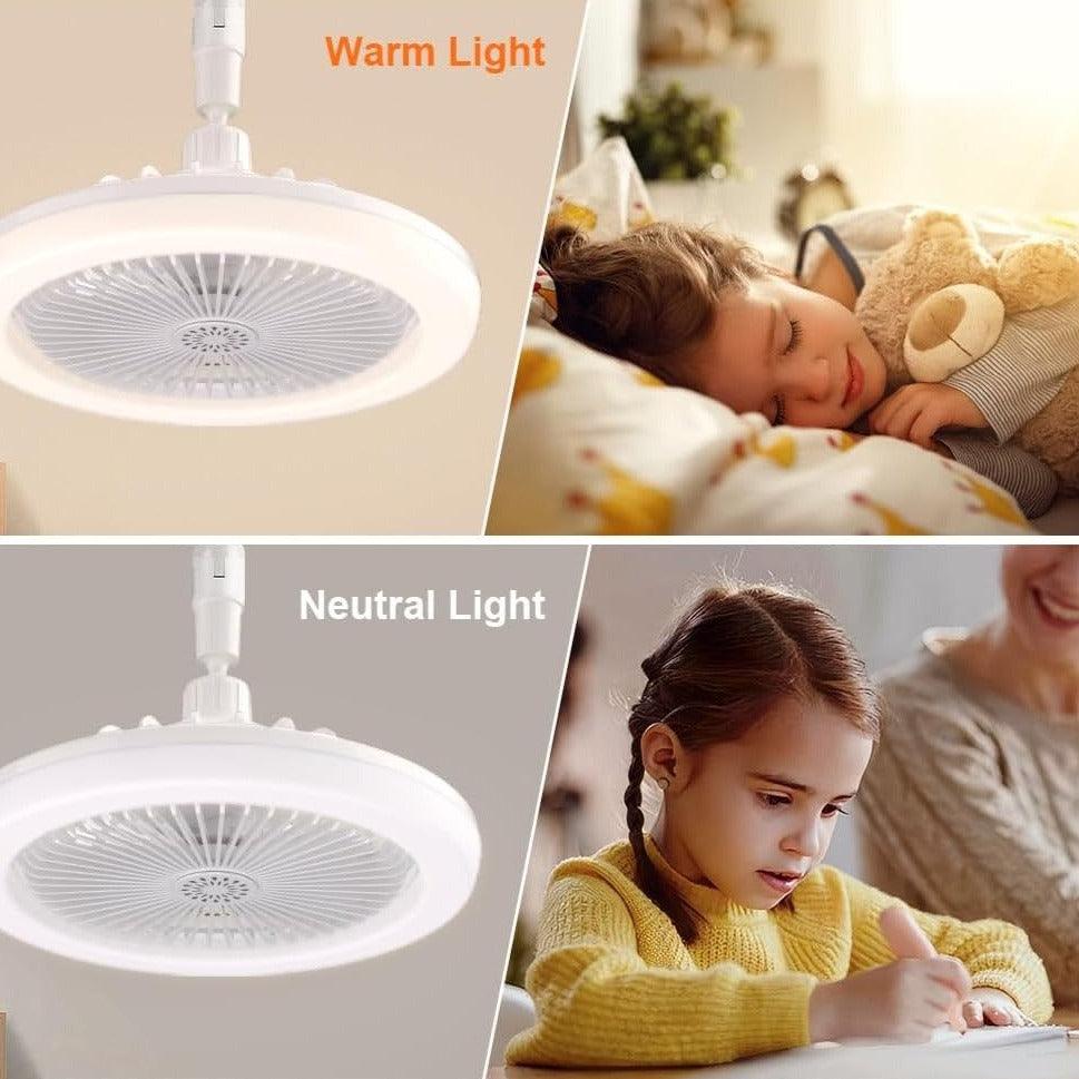 Ventilador con luz LED multifunción – FOCO VENTILADOR